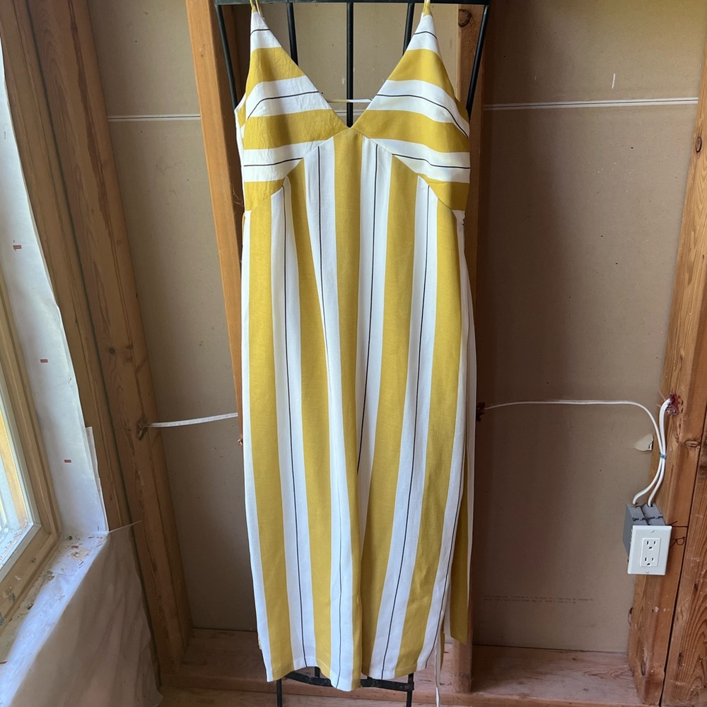 Striped Midi Dress